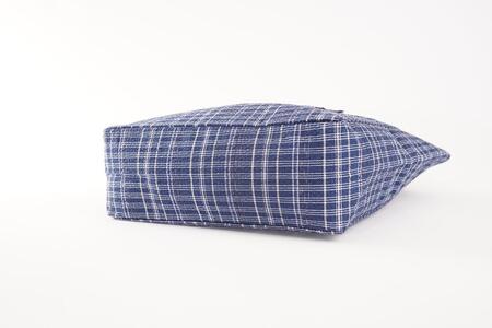 【カラー:マゼンダ×紺格子】カラフル阿波しじら織トート(大)