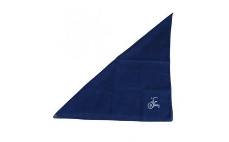 【三輪車】本藍染コットン100％濃紺大判ハンカチ