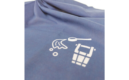 【打ち水】本藍染コットン100%濃紺大判ハンカチ