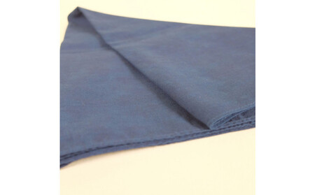 【打ち水】本藍染コットン100%濃紺大判ハンカチ