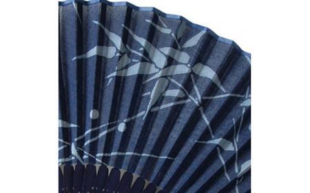 徳島伝統工芸 阿波藍染 扇子【笹】  | 扇子 扇子 扇子 扇子 扇子 扇子