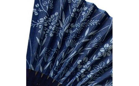 徳島伝統工芸 阿波藍染 扇子【七草】 | 扇子 扇子 扇子 扇子 扇子 扇子