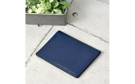 本革 藍染め 10°(じゅうど）カードケース