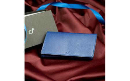 本革 藍染め 10°(じゅうど）キーケース