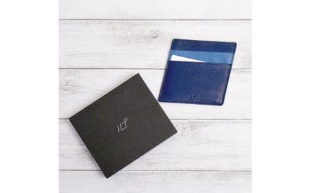 本革 藍染め 10°(じゅうど）パスケースカードホルダー