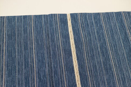 阿波しじら織 甚平(LL)【柄No.75】と巾着(大)セット