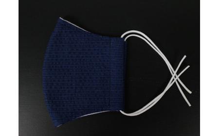 阿波しじら織マスク2枚(Mサイズ)&藍染ハンカチセット