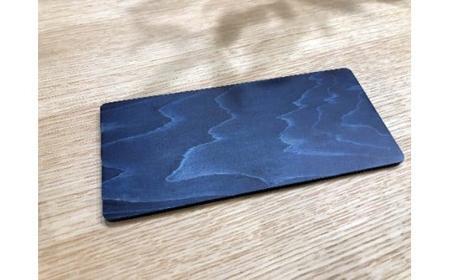 藍染杉コースター・三種盛りコバルト(陶磁器)セット