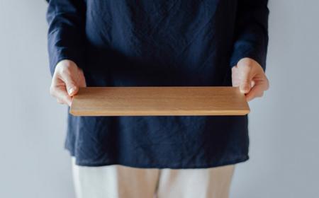 TSUKI-JIRIWOODPLATEオークフラットS ｜トレー プレート お皿 皿 食器 インテリア