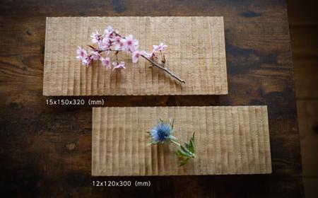 TSUKI-JIRIWOODPLATEオーク木彫M ｜トレー プレート お皿 皿 食器 インテリア
