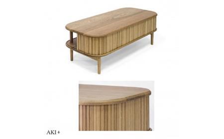 JYABARAリビングテーブル(オーク無垢天板)