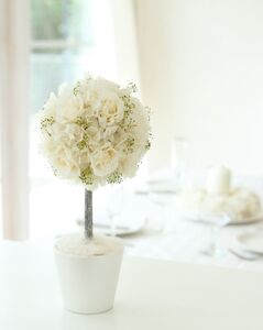 プリザーブドフラワー エンジェルリングトピアリー