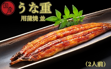 国産うな重用蒲焼　並　2人前　ふっくら あっさり 香ばしい タレ付 山椒付  敬老の日　お歳暮 うな丼 鰻丼 国産 うなぎ 鰻 蒲焼国産 うな重用 蒲焼 蒲焼　蒲焼 9,125円