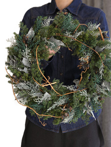 プリザーブドフラワー エバーグリーン・リース