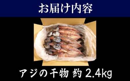 訳あり 特大 アジ 干物 約2.4kg ひもの 詰め合わせ セット