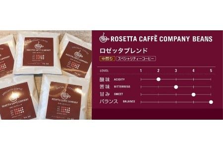 ドリップコーヒー 1パック×6種類 浅煎り 中煎り 深煎り ロゼッタ ブラジル 