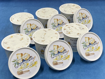 川島 ジェラート プレミアム ブルーチーズハニー ＆くるみ 6個 ｜ ジェラート