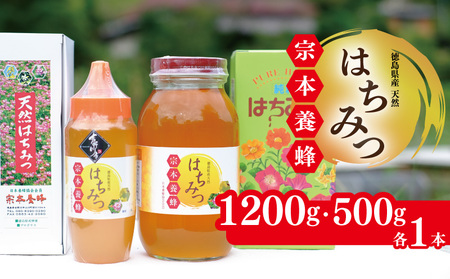 はちみつ セット 1200g 500g 各1本 ハチミツ 蜂蜜