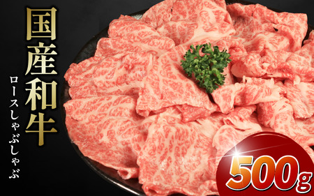 牛肉 ロース スライス しゃぶしゃぶ 国産和牛 500g しゃぶしゃぶ