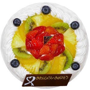 日時指定可 フルーツケーキ 5号 冷凍  ケーキ ケーキ ケーキ ケーキ ケーキ