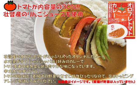 ≪ご当地レトルトカレー≫りんご・トマトカレーセット5箱（りんご3箱、トマト2箱） 【 ふるさと納税 人気 おすすめ ランキング 北海道 壮瞥 りんご リンゴ 林檎 とまと トマト カレー レトルト 贈り物 贈物 贈答 ギフト 大容量 詰合せ セット 北海道 壮瞥町 送料無料 】 SBTA050