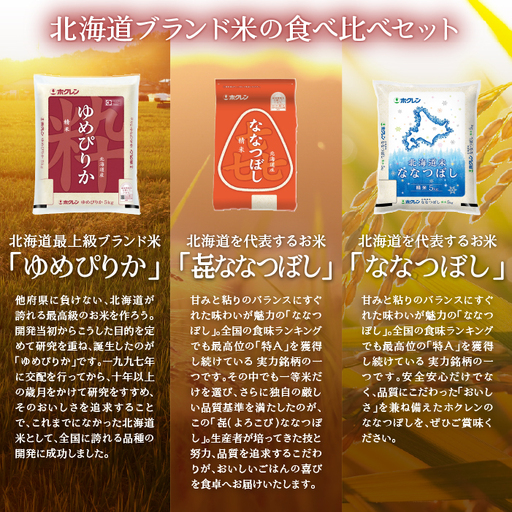 【令和6年産米】【10ヶ月定期配送】（無洗米600g）食べ比べセット（ゆめぴりか、ななつぼし） SBTD167