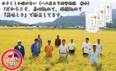 【令和4年産米】北海道壮瞥産 ななつぼし 5kg×3袋 計15kg