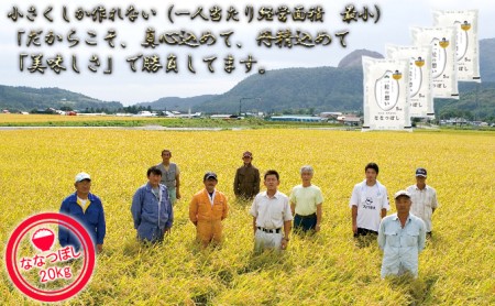 【令和4年産米】北海道壮瞥産 ななつぼし 5kg×4袋 計20kg