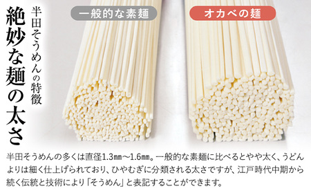 半田そうめん「オカベの麺」 夏季出荷 1束90g 13束 《2026年6月発送》| そうめんそうめんそうめんそうめんそうめんそうめん