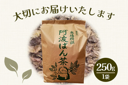 伝統製法 阿波ばん茶 250g 1袋【徳島県 那賀町 徳島 那賀 お茶 茶葉 阿波ばん茶 番茶 晩茶 乳酸菌 特産品 国産 発酵茶 茶 発酵 新茶 お取り寄せ お土産】YS-33