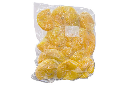 木頭柚子の果皮【内皮あり（ふさ有り)】 14kg(1kg x 14袋)　[要冷凍] OM-16