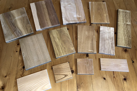 ５種類の木材ランダム詰合せ（５枚）TR-19