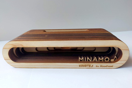【父の日ギフト】ウッドスピーカー KINOTE MINAMO WH-2_F スピーカー 音響 徳島 那賀 ヒノキ 檜 桧 木材 木製品 音楽 音 ミュージック インテリア ギフト 父の日 父 お父さん プレゼント 贈り物 サプライズ
