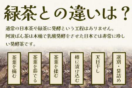 伝統製法 阿波ばん茶 500g 1袋【徳島県 那賀町 徳島 那賀 お茶 茶葉 阿波ばん茶 番茶 晩茶 乳酸菌 特産品 国産 発酵茶 茶 発酵 新茶 お取り寄せ お土産】YS-1