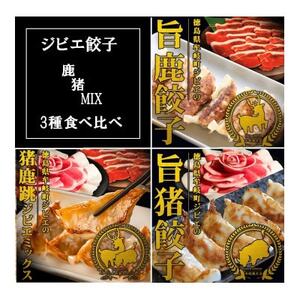 【阿波地美栄(あわジビエ)】徳島県産　鹿肉　猪肉　「旨鹿餃子」「猪鹿跳餃子」「旨猪餃子」セット【配送不可地域：離島】【1447882】