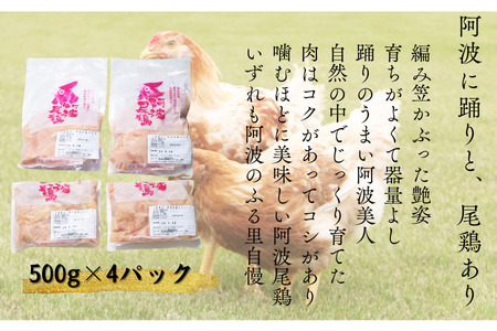 阿波尾鶏もも肉セット（２ｋｇ）