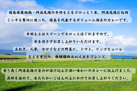 阿波尾鶏骨つき地鶏のごちそうカレー　10食
