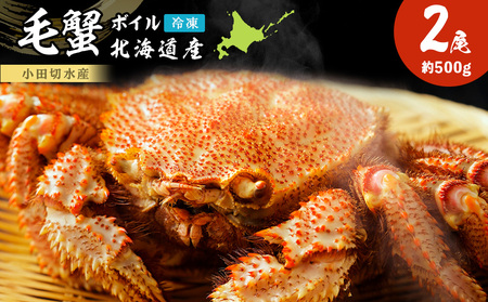 毛がに 500g×2尾 1kg〈小田切水産〉 AM130