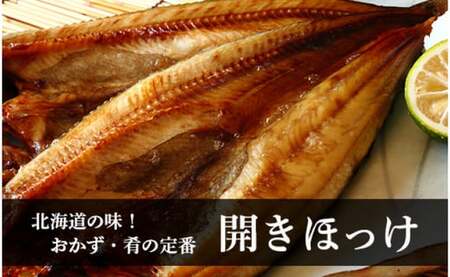 北海道の定番！焼き魚セット(開きほっけ×2枚・新巻鮭×1尾)【斉藤水産】 