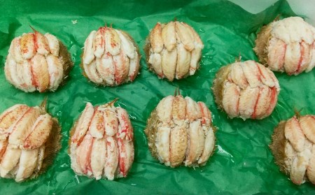 【浜ゆで】北海道産毛ガニ甲羅盛り1個（220g前後1個） AS190