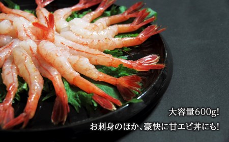 甘みにうっとり！冷凍甘エビ（300ｇ×2箱）【AS093】