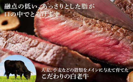 北海道 白老産 黒毛和牛 特上 モモ 赤身 ステーキ 150ｇ×2枚 | 北海道