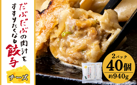 だぶだぶな肉汁をすすりたくなる餃子ちぃーず40個入(20個入×2パック) BE009