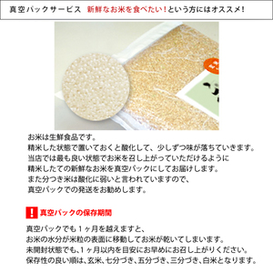 こしひかり 玄米時重量 5kg 分づき米 対応可 真空パック コシヒカリ 米 簡易梱包 エコ梱包