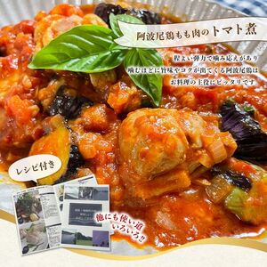 【阿波尾鶏バラ凍結定期便 6か月連続】阿波尾鶏 もも肉 切り身 バラ凍結 3kg×6回 計18kg 地鶏 鶏肉 鶏もも 小分け 冷凍 徳島