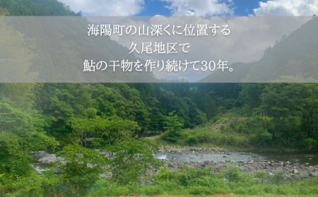 徳島の秘境より　絶品！鮎の干物セット