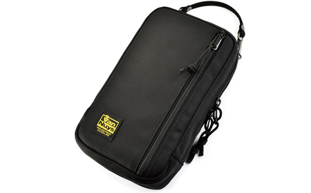 VanNuys 薄型サブポケット／Type-E ウエストバッグ 多機能ウエストバッグ 収納多数 ヒップバッグ  帆布 バンナイズ ファッション カバン