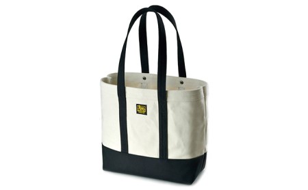 ハイブリッドトート／280　バンナイズ 帆布 バリスティック ナイロン トート バッグ  耐久性 お散歩 買い物 お出かけ ファッション かばん トートバッグ カバン  ホワイト