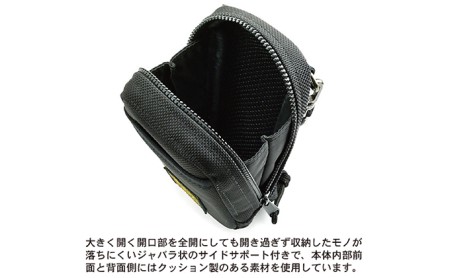 iQOS、小型の音楽プレーヤー用ジャバラ付きマルチケース　バンナイズ バリスティック ナイロン ブラック アイコス グロー glo デジカメ キャリング サブバッグ ファッション小物 ファッション 