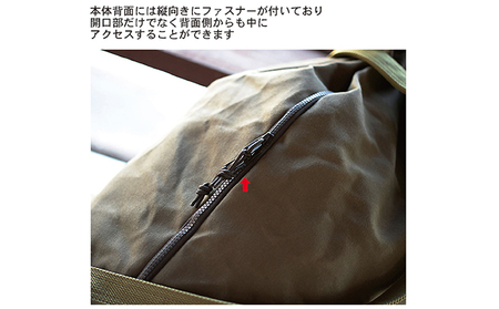 復刻版マタギバッグ『サブロー』／Lサイズ　バンナイズ 帆布 リュック バックパック 大容量 トラベル キャンプ 防災 ファッション カバン 
